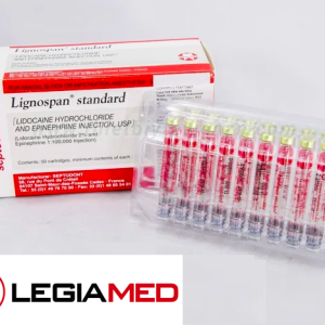 Thuốc Tê Đỏ Lidocain hàng xách tay Septodont Pháp - Lignospan 2%